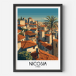 Nicosia Vintage Style Print