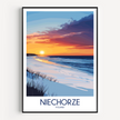 Niechorze Retro Travel Illustration