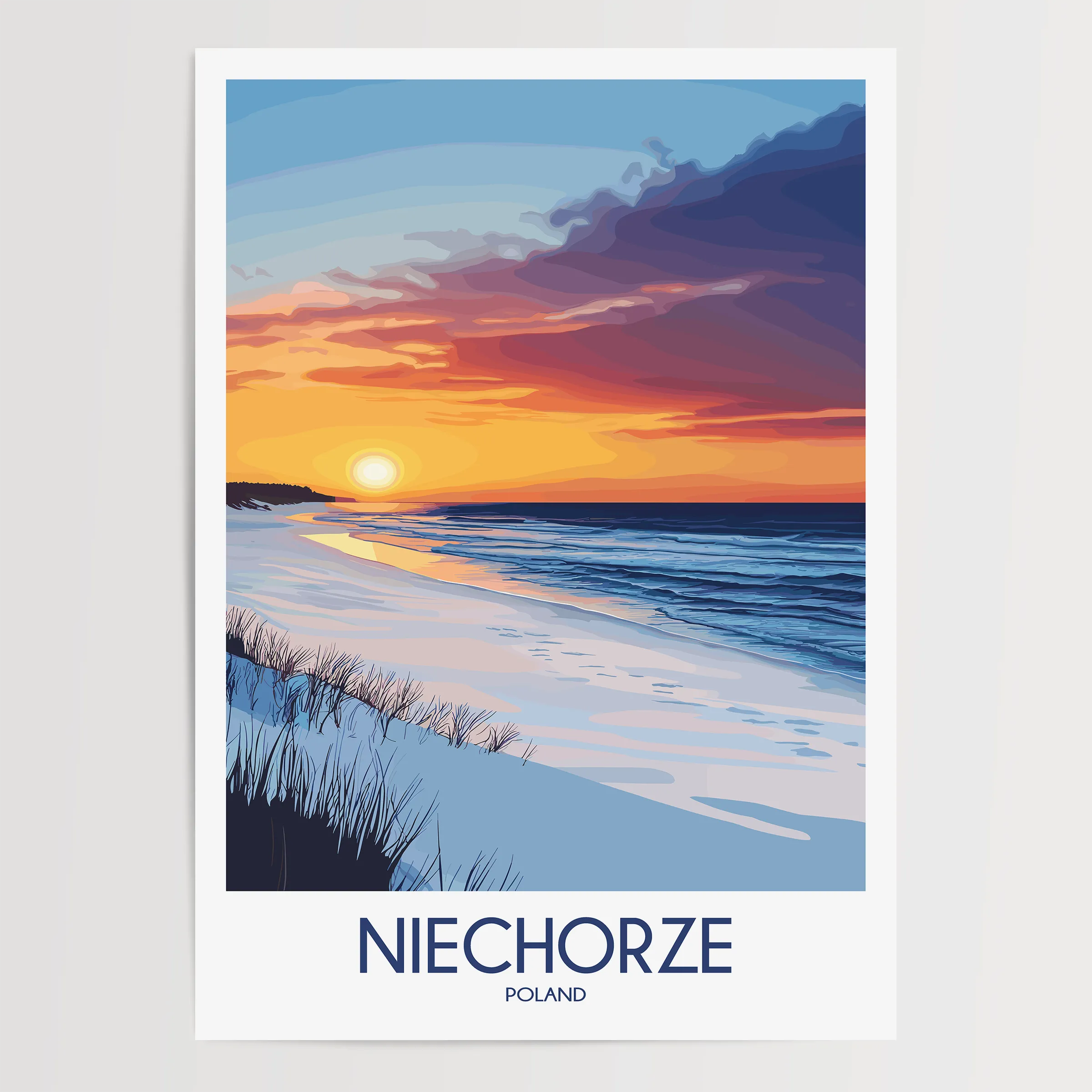 Niechorze Scenic Landscape Art