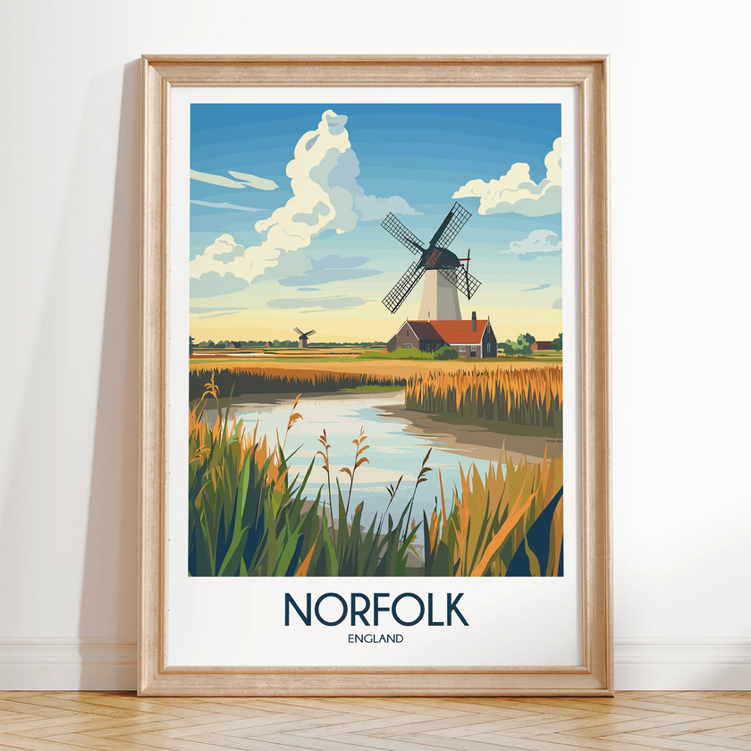Norfolk Minimalist Wall Art