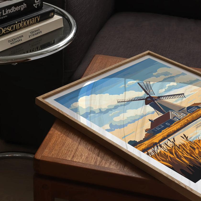 Norfolk Modern Travel Poster