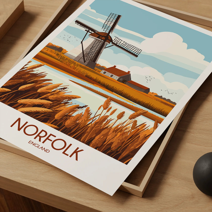 Norfolk Vintage Style Print