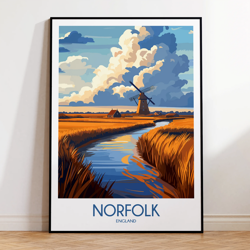 Norfolk Vintage Style Print