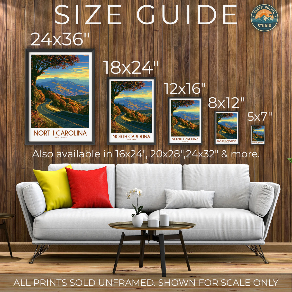 North Carolina Gallery Quality Print