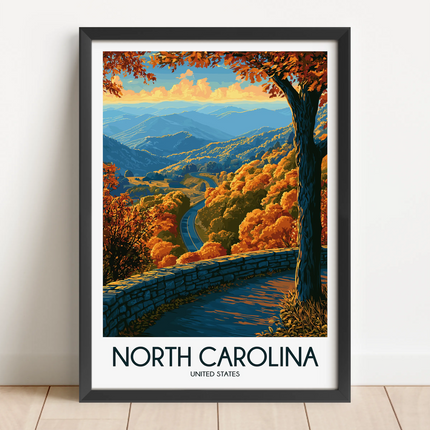North Carolina Gallery Quality Print