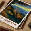 North Carolina Modern Travel Poster