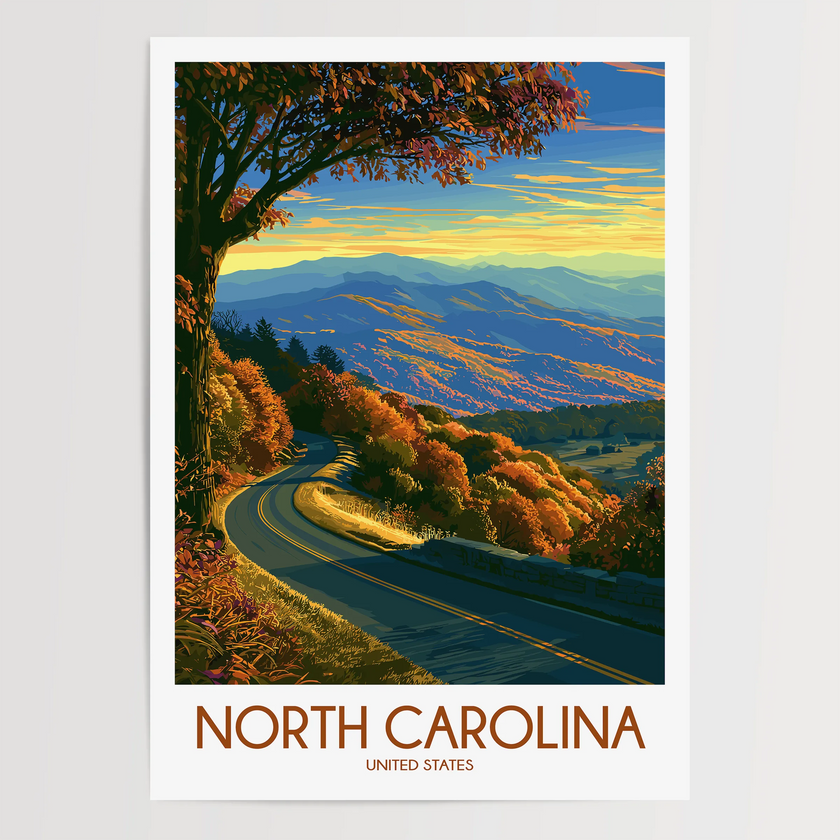 North Carolina Travel Memory Gift