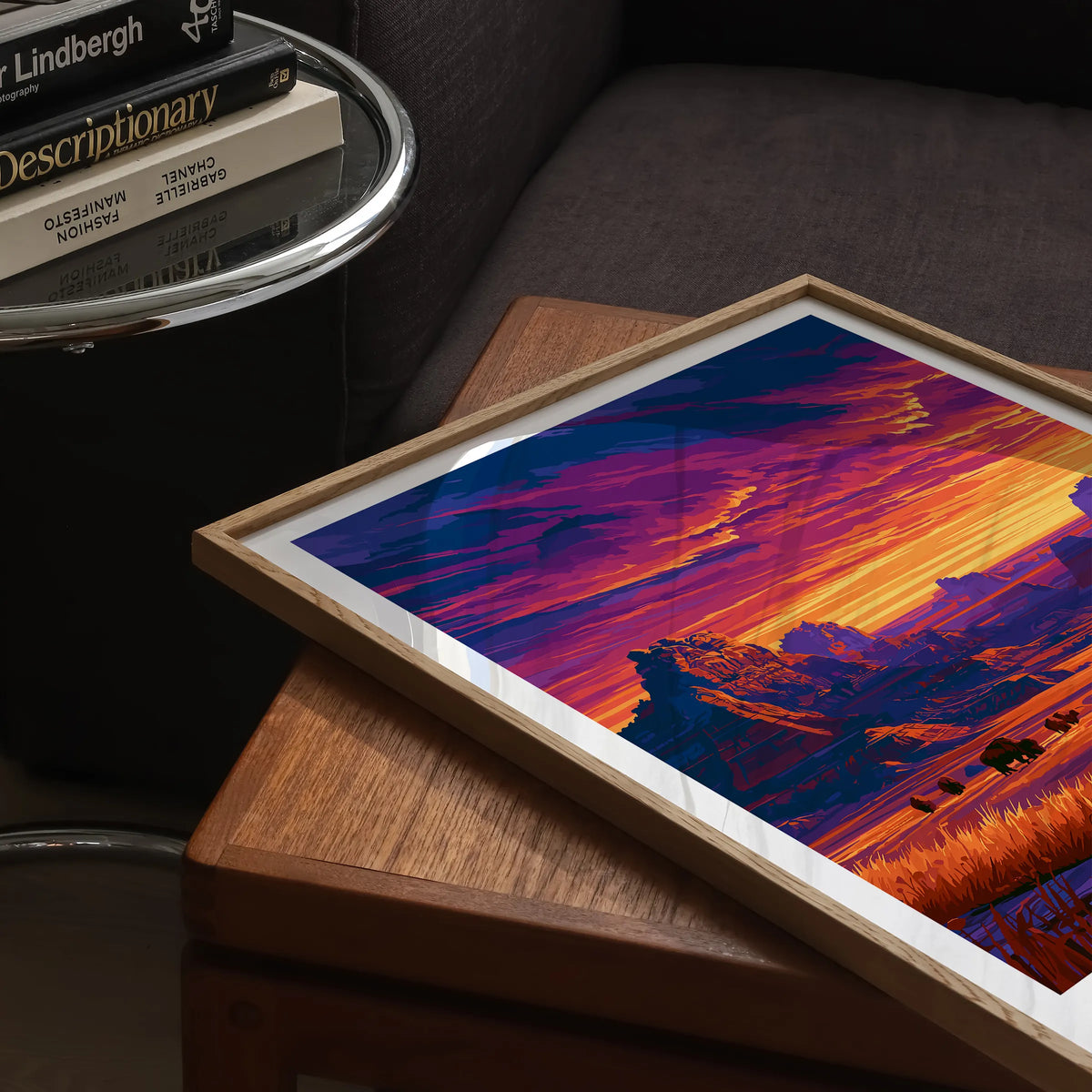 North Dakota Souvenir Poster Print