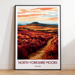 North Yorkshire Moors Destination Art Gift