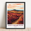 North Yorkshire Moors Souvenir Poster Print