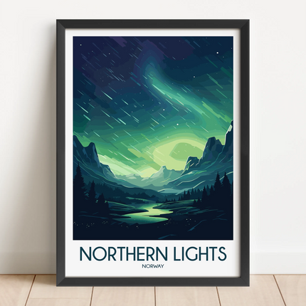 Northern Lights Destination Art Gift