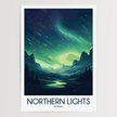 Northern Lights Minimalist Wall Art