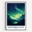 Northern Lights Souvenir Poster Print