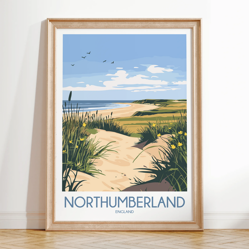 Northumberland Destination Art Gift
