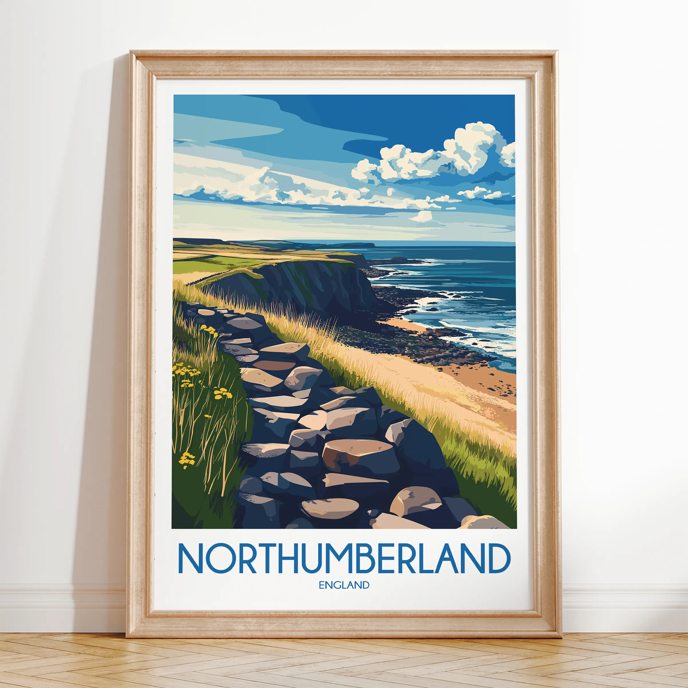 Northumberland Destination Art Gift
