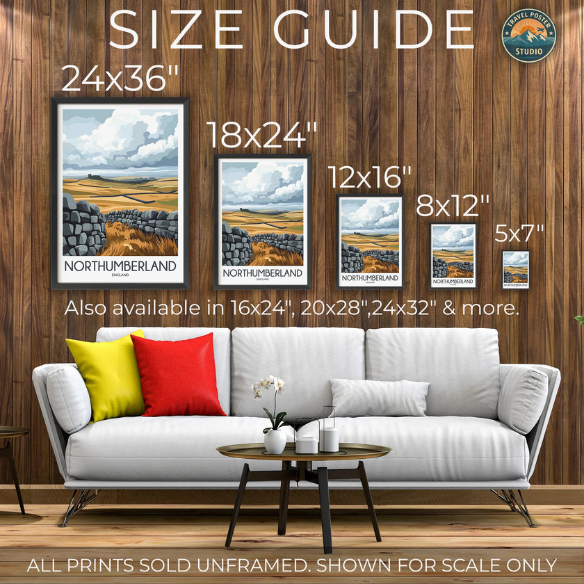 Northumberland Destination Art Gift