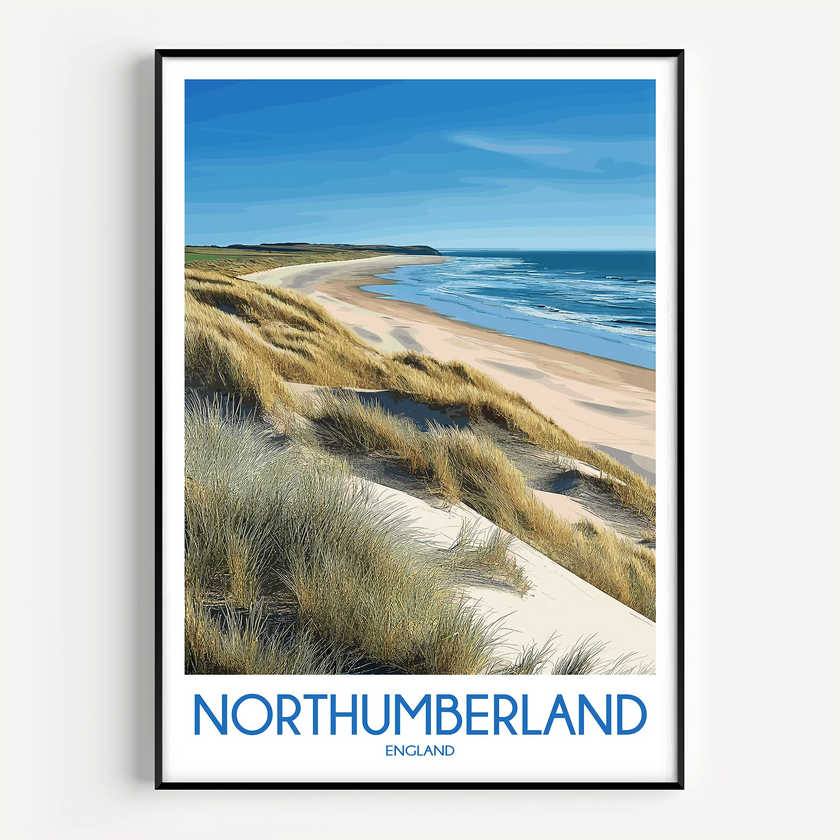 Northumberland Destination Art Gift