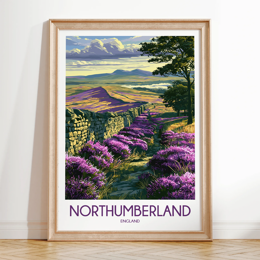 Northumberland Minimalist Wall Art