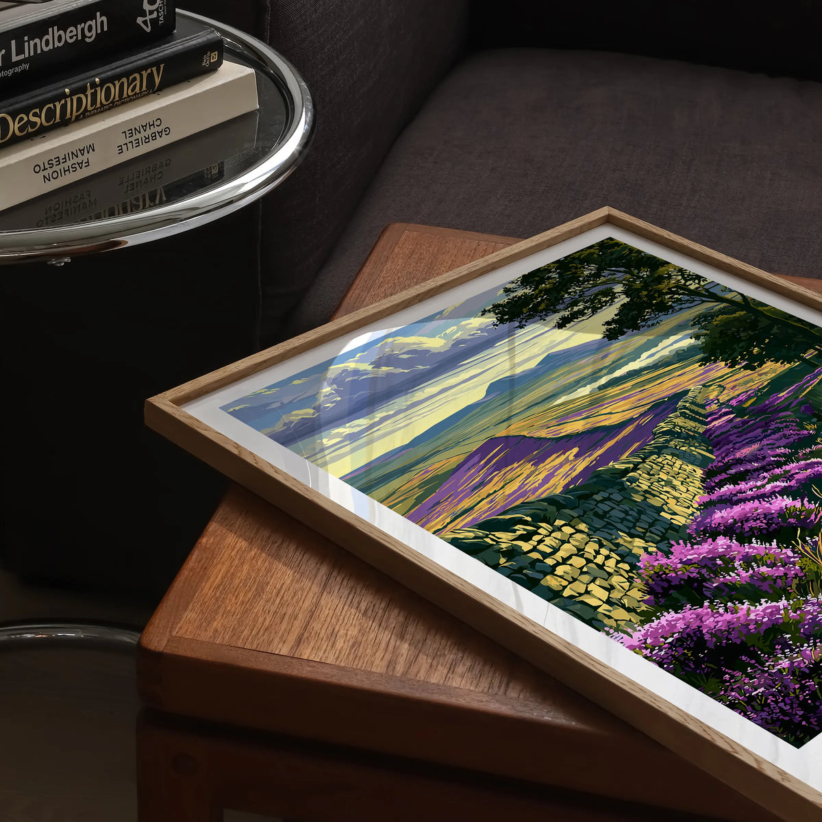 Northumberland Modern Travel Poster