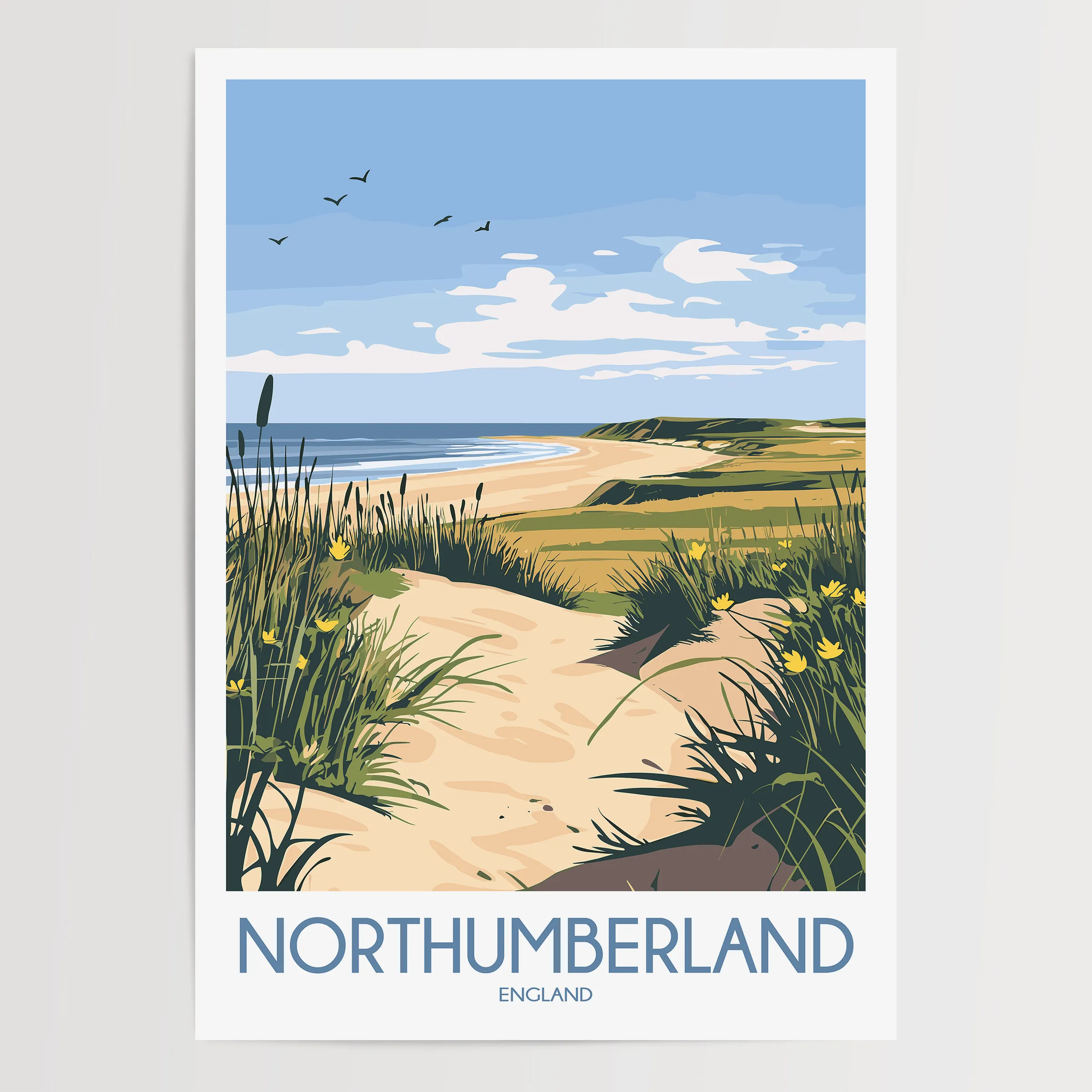 Northumberland Scenic Landscape Art