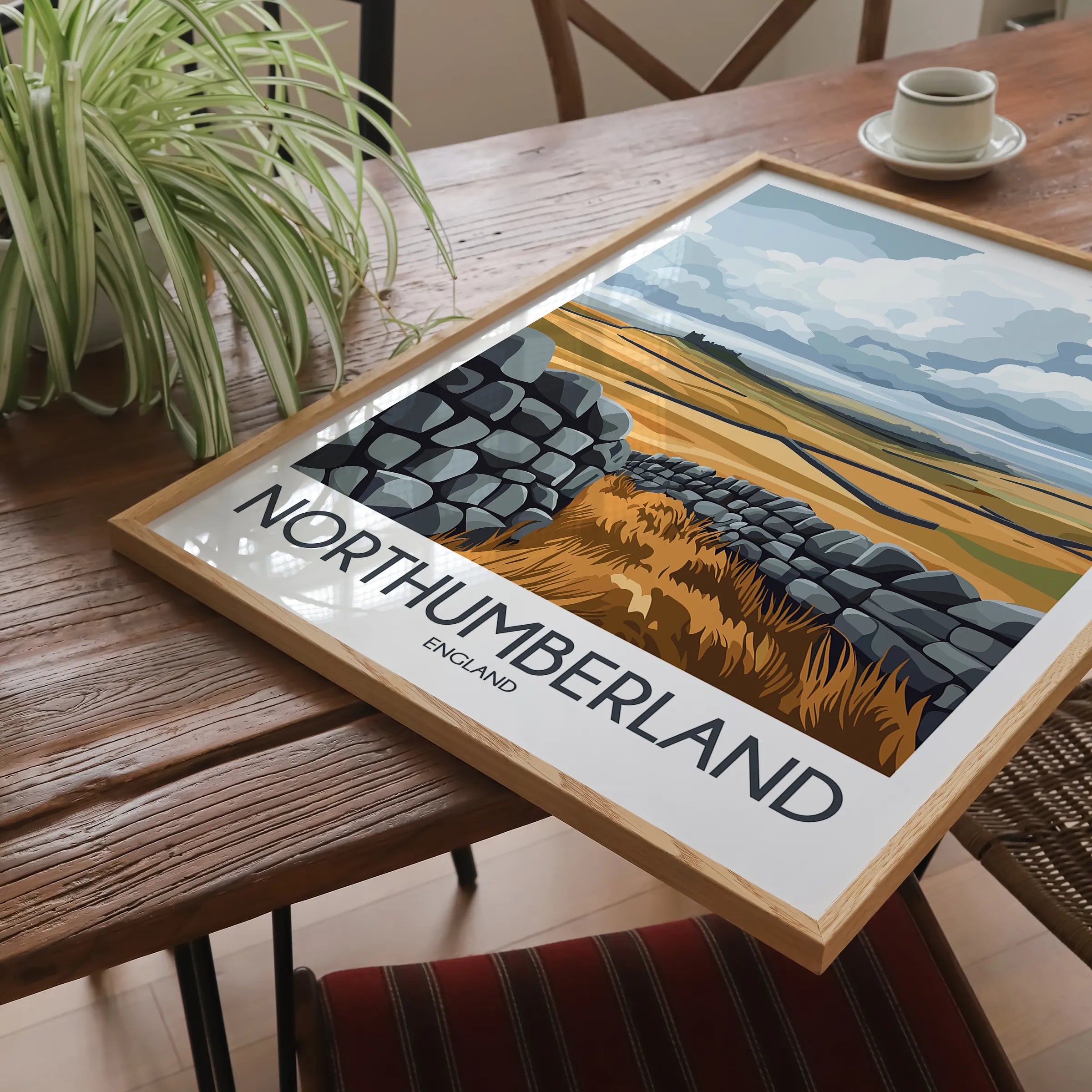 Northumberland Souvenir Poster Print