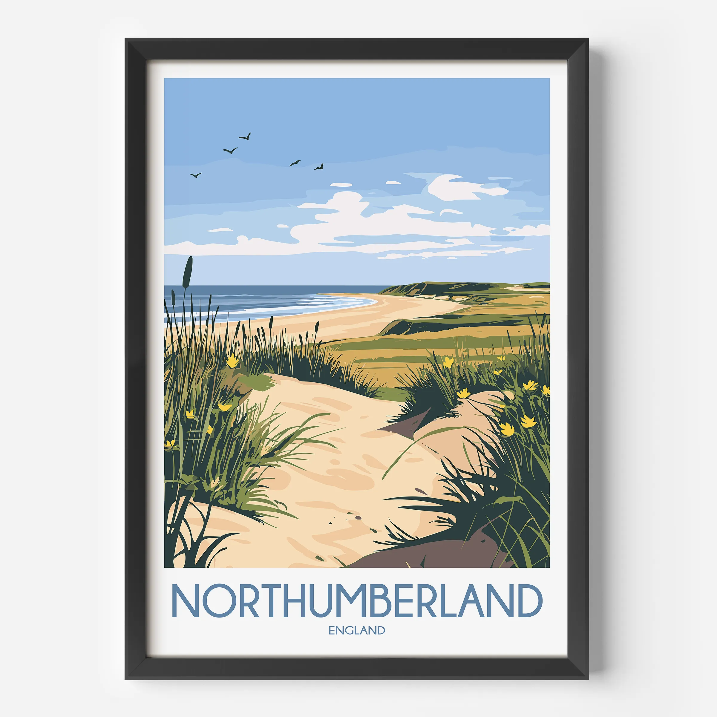 Northumberland Souvenir Poster Print