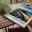 Northumberland Vintage Style Print