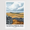 Northumberland Vintage Style Print