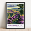 Northumberland Vintage Style Print