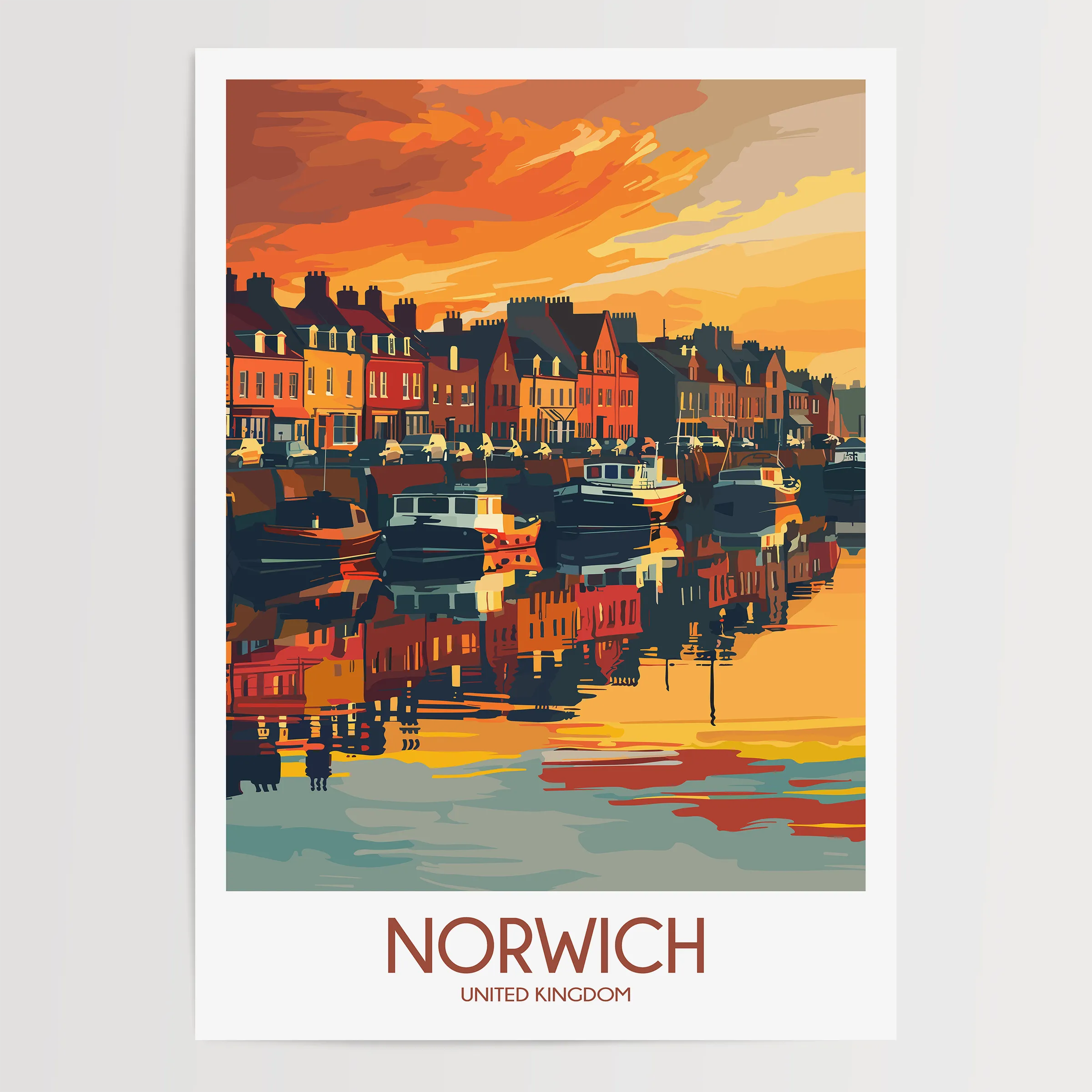 Norwich Destination Art Gift
