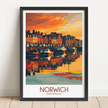 Norwich Vintage Style Print