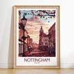 Nottingham Souvenir Poster Print