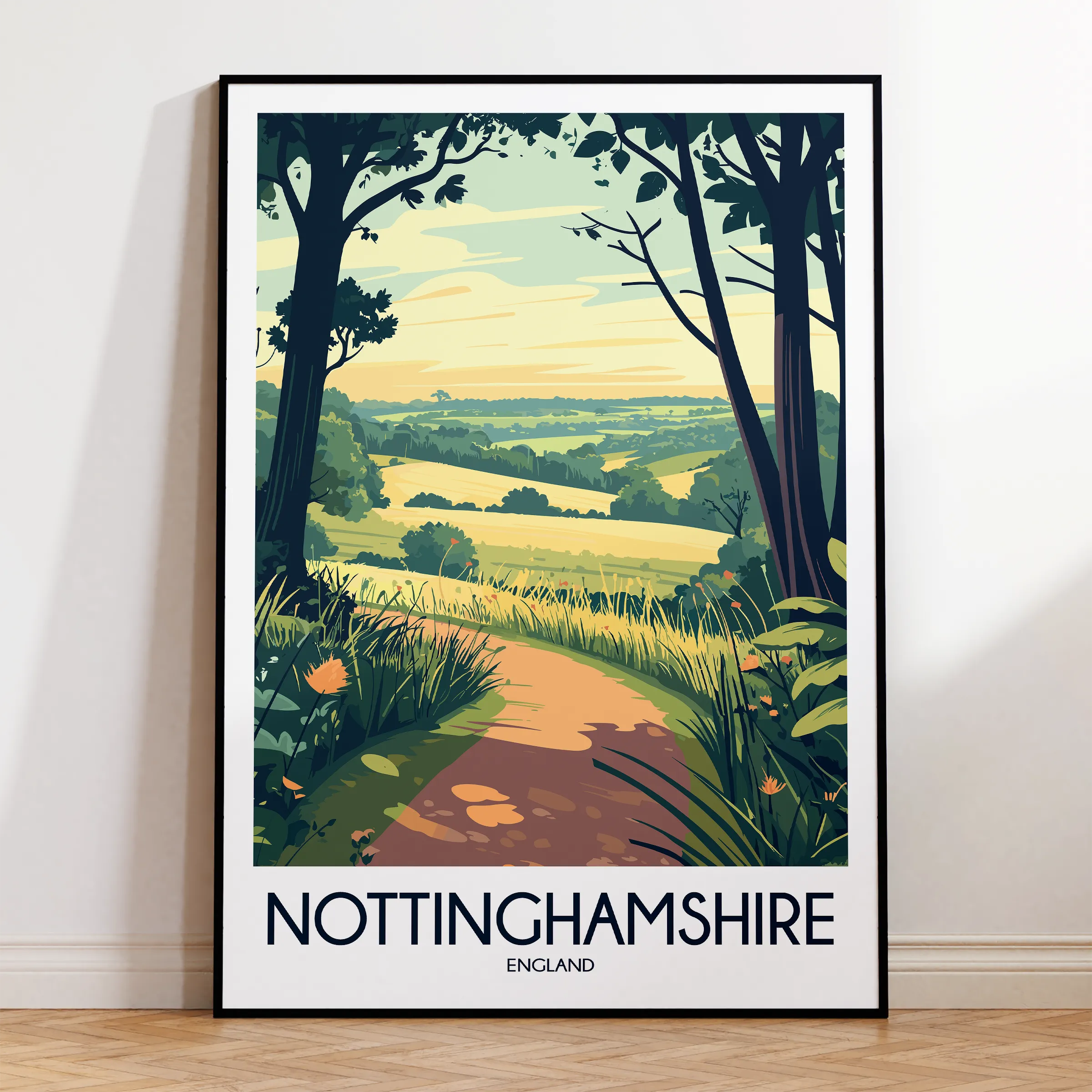 Nottinghamshire Travel Memory Gift