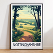 Nottinghamshire Travel Memory Gift