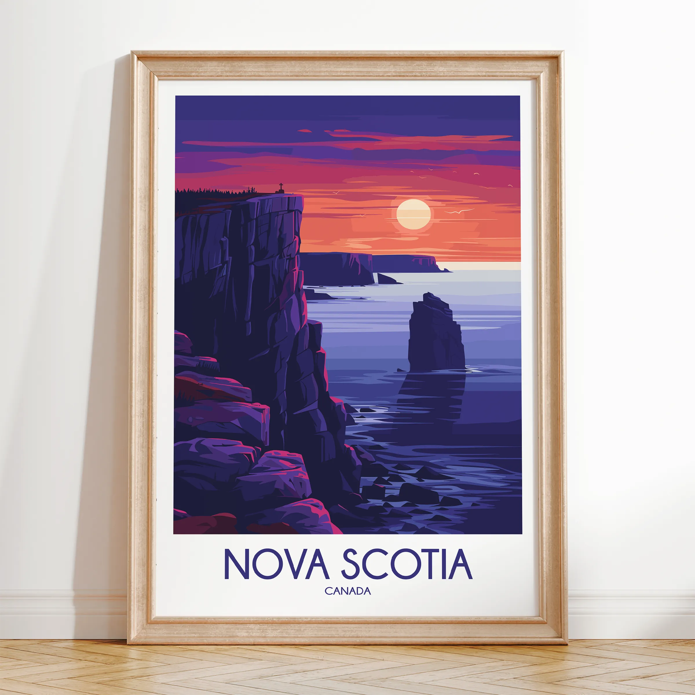 Nova Scotia Destination Art Gift
