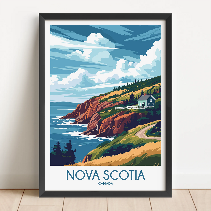 Nova Scotia Destination Art Gift