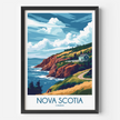 Nova Scotia Minimalist Wall Art
