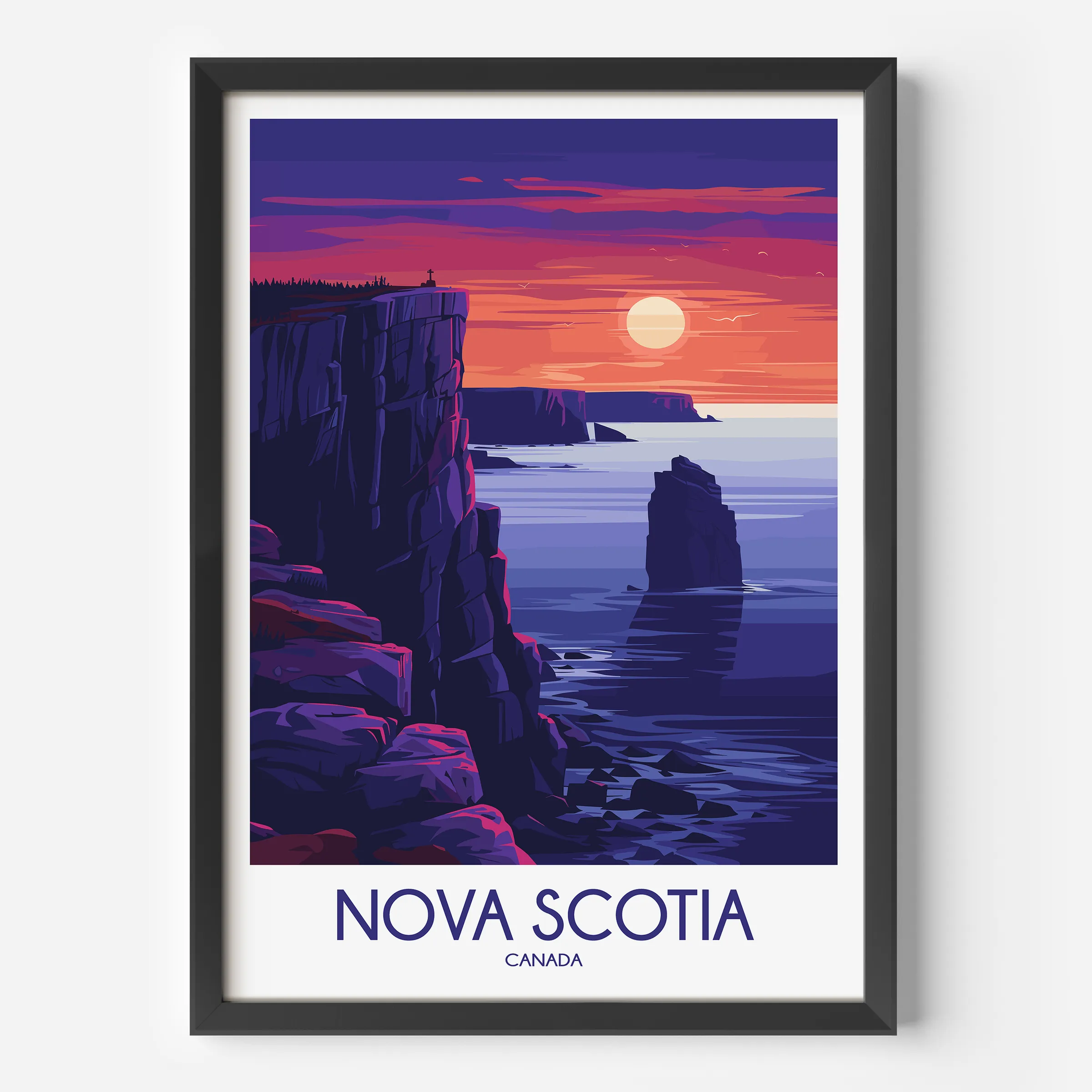 Nova Scotia Souvenir Poster Print