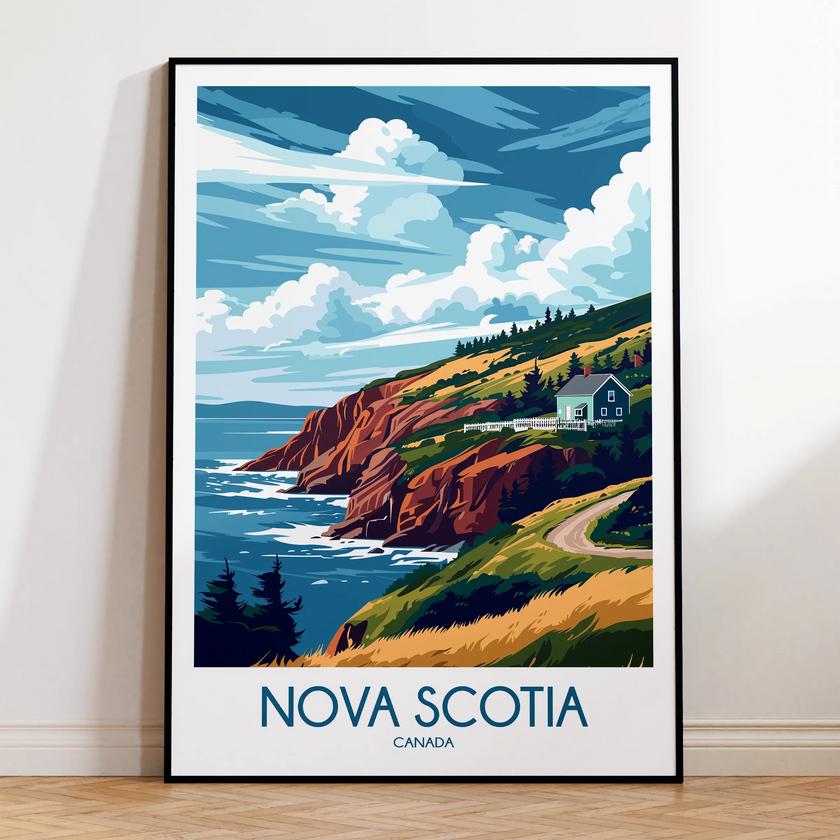 Nova Scotia Souvenir Poster Print