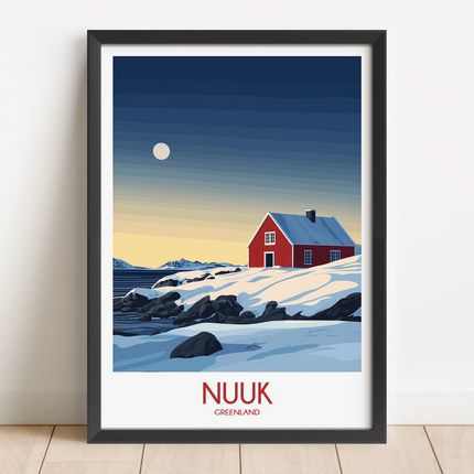 Nuuk Destination Art Gift