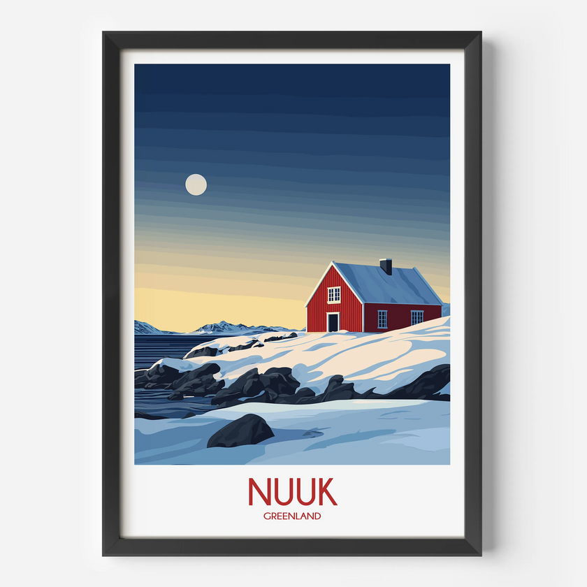 Nuuk Souvenir Poster Print