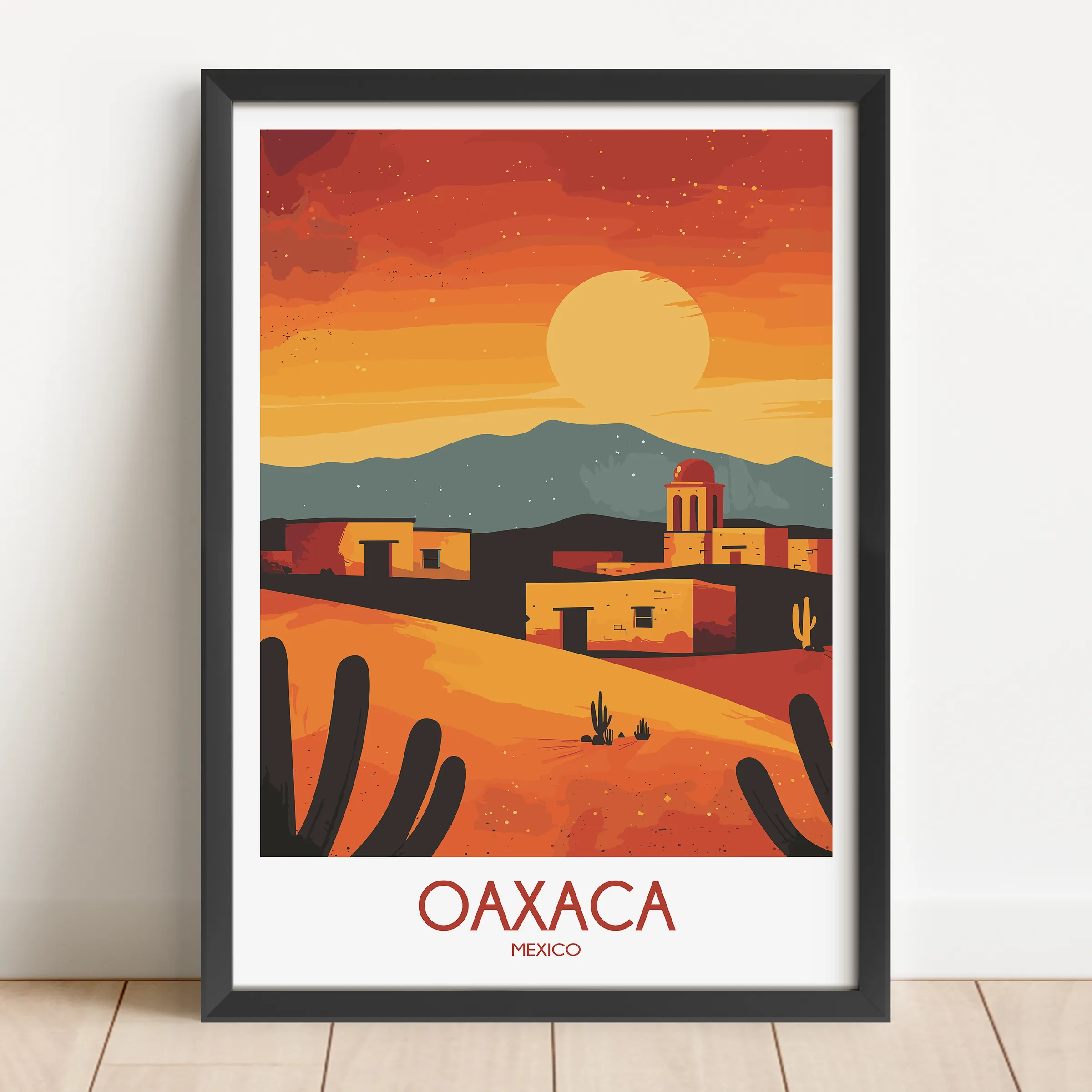 Oaxaca Minimalist Wall Art