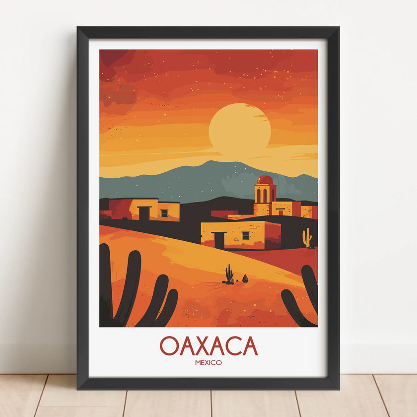 Oaxaca Minimalist Wall Art