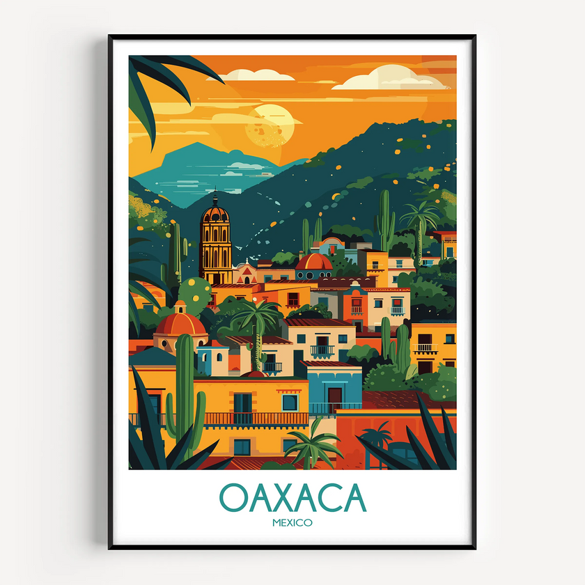 Oaxaca Minimalist Wall Art
