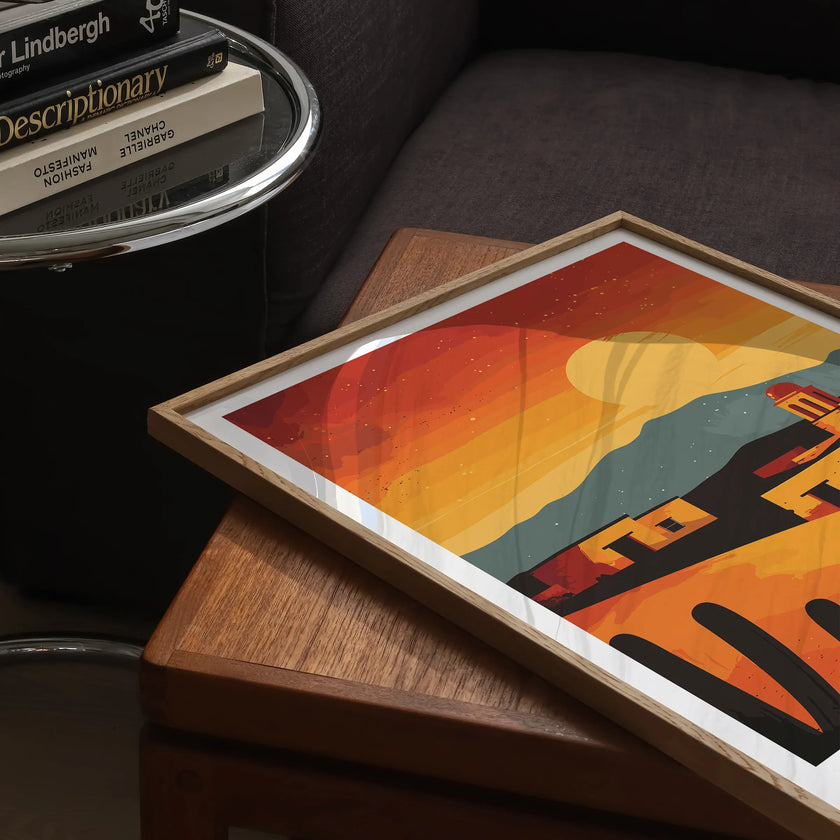Oaxaca Modern Travel Poster