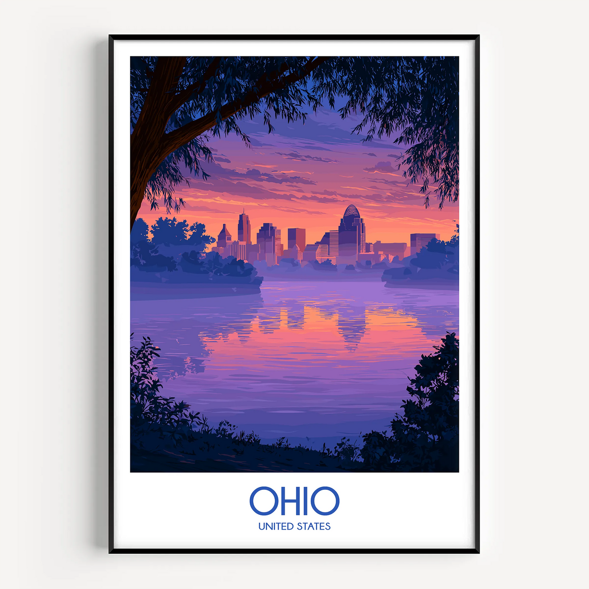 Ohio Destination Art Gift