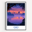 Ohio Destination Art Gift