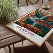 Oklahoma Retro Travel Illustration