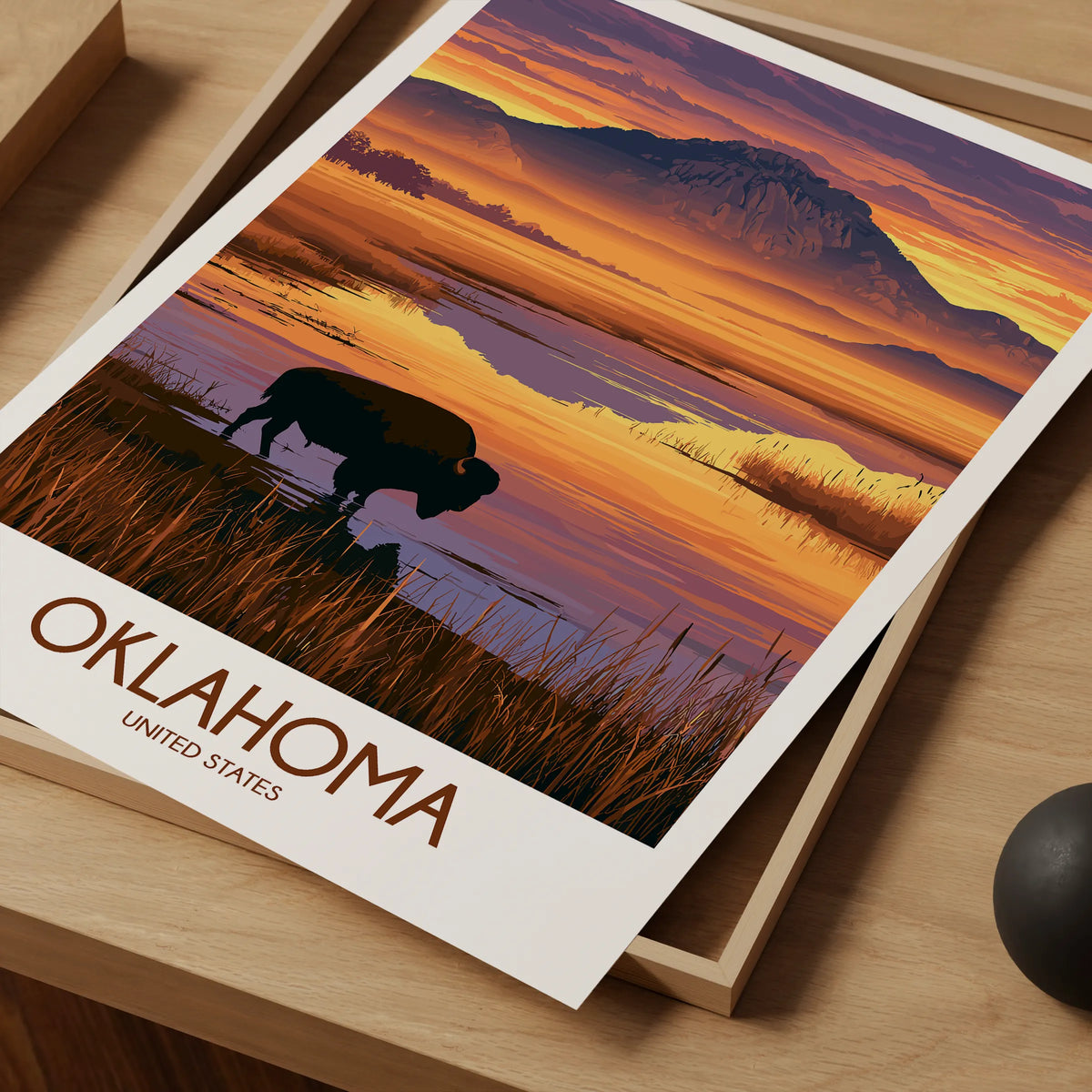 Oklahoma Scenic Landscape Art