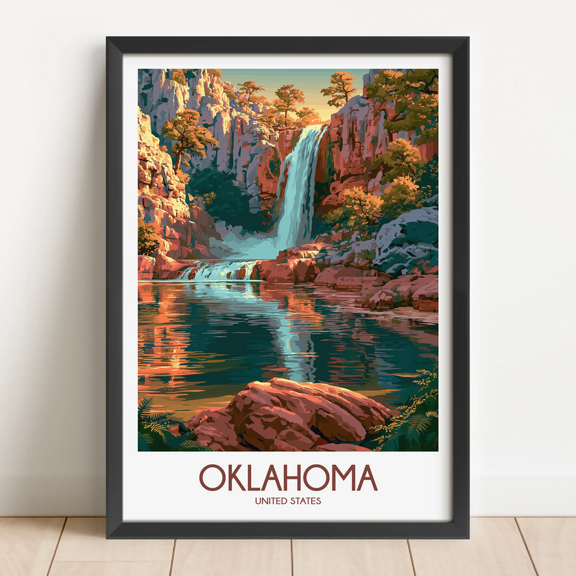 Oklahoma Scenic Landscape Art
